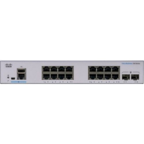 Коммутатор Cisco SB CBS350-16FP-2G-EU