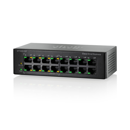 Коммутатор Cisco SF100D-16P