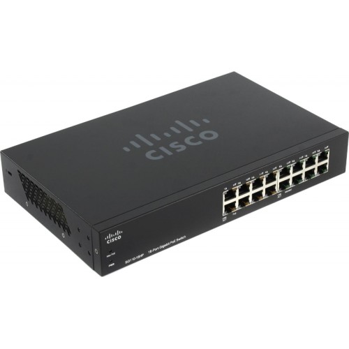 Коммутатор Cisco SG110-16HP-EU