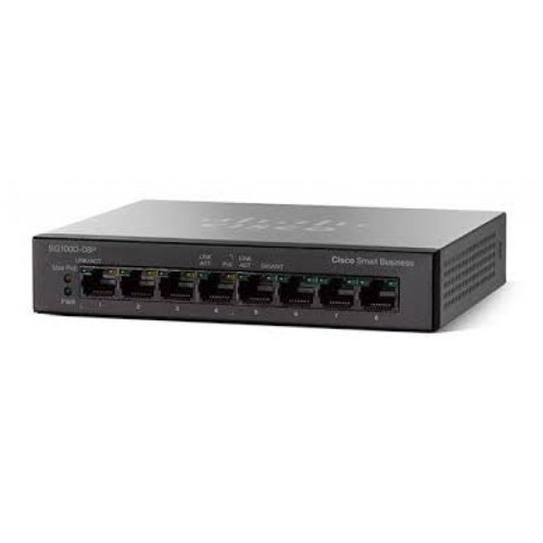 Коммутатор Cisco SG110D-08HP-EU