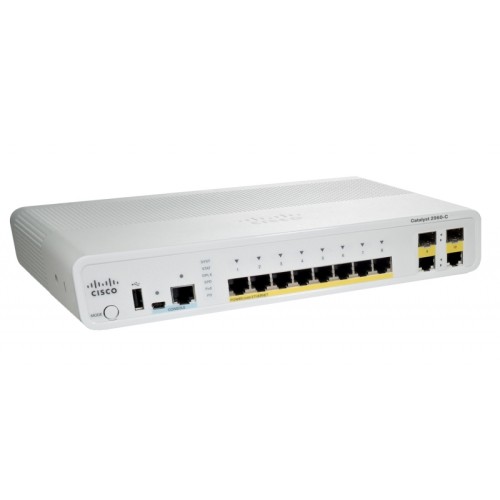 Коммутатор Cisco WS-C2960C-8TC-L