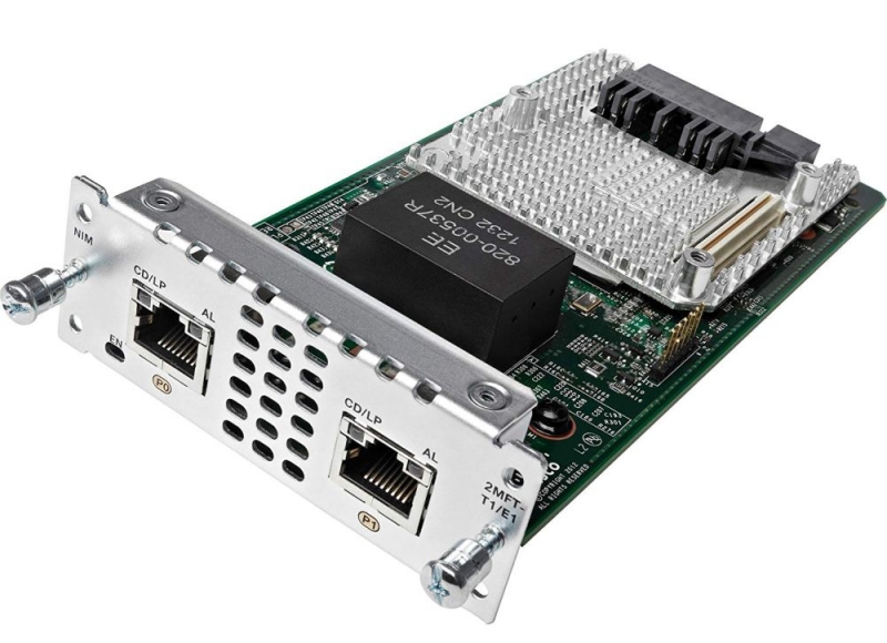 Модуль расширения Cisco NIM-2MFT-T1/E1