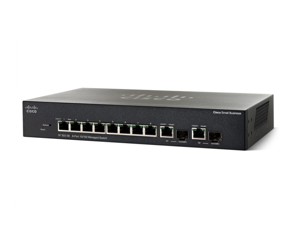 Коммутатор Cisco SF302-08