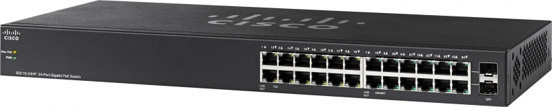 Коммутатор Cisco SG110-24HP-EU
